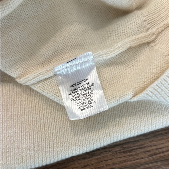 J. Society Women's Size Large Cream 100% Cotton Ruffle Tank NWT - Picture 12 of 13